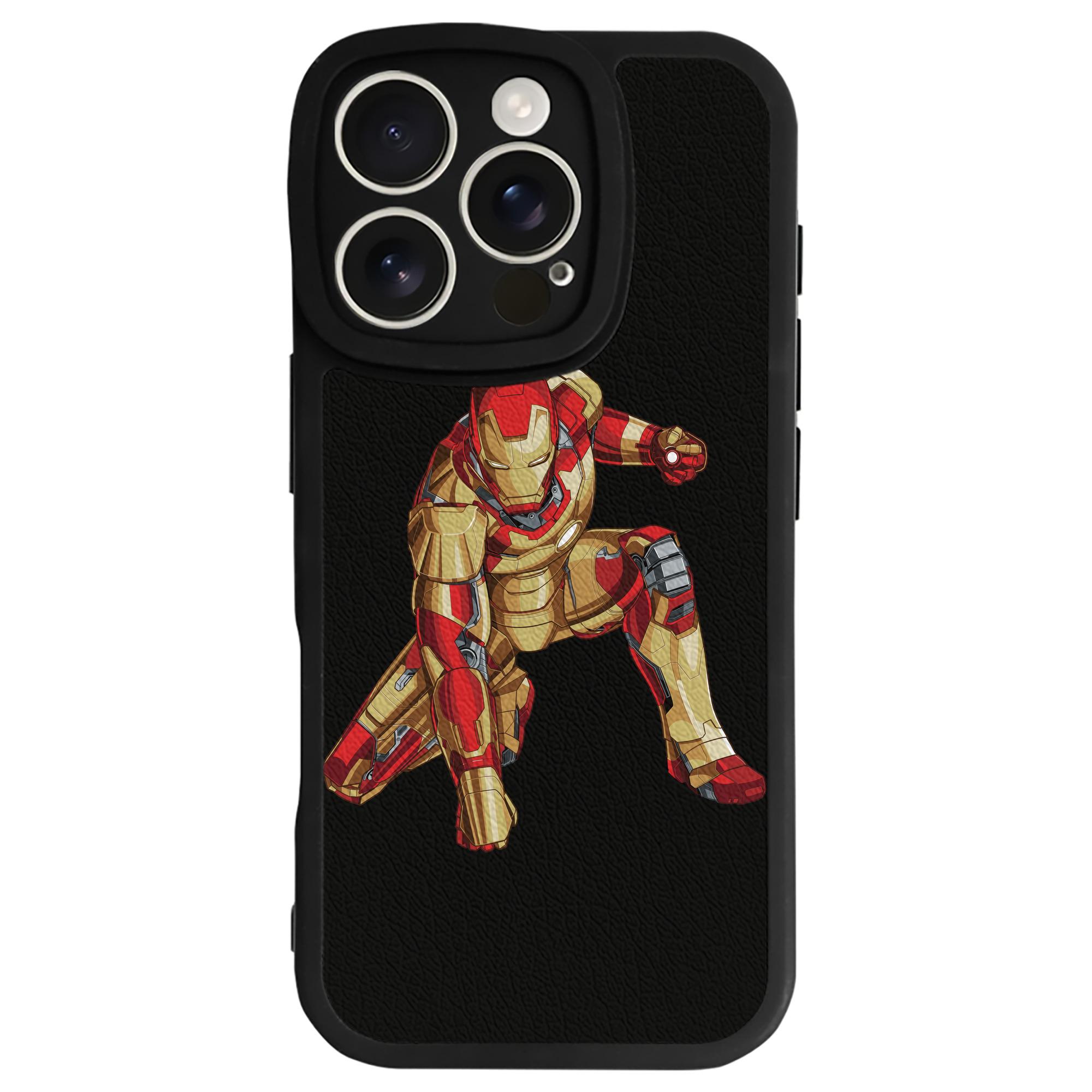 （画像用） アベンジャーズ The Avengers 【iPhone 16シリーズ対応】シリコンスマホケース（レザー調） 材質：シリコン